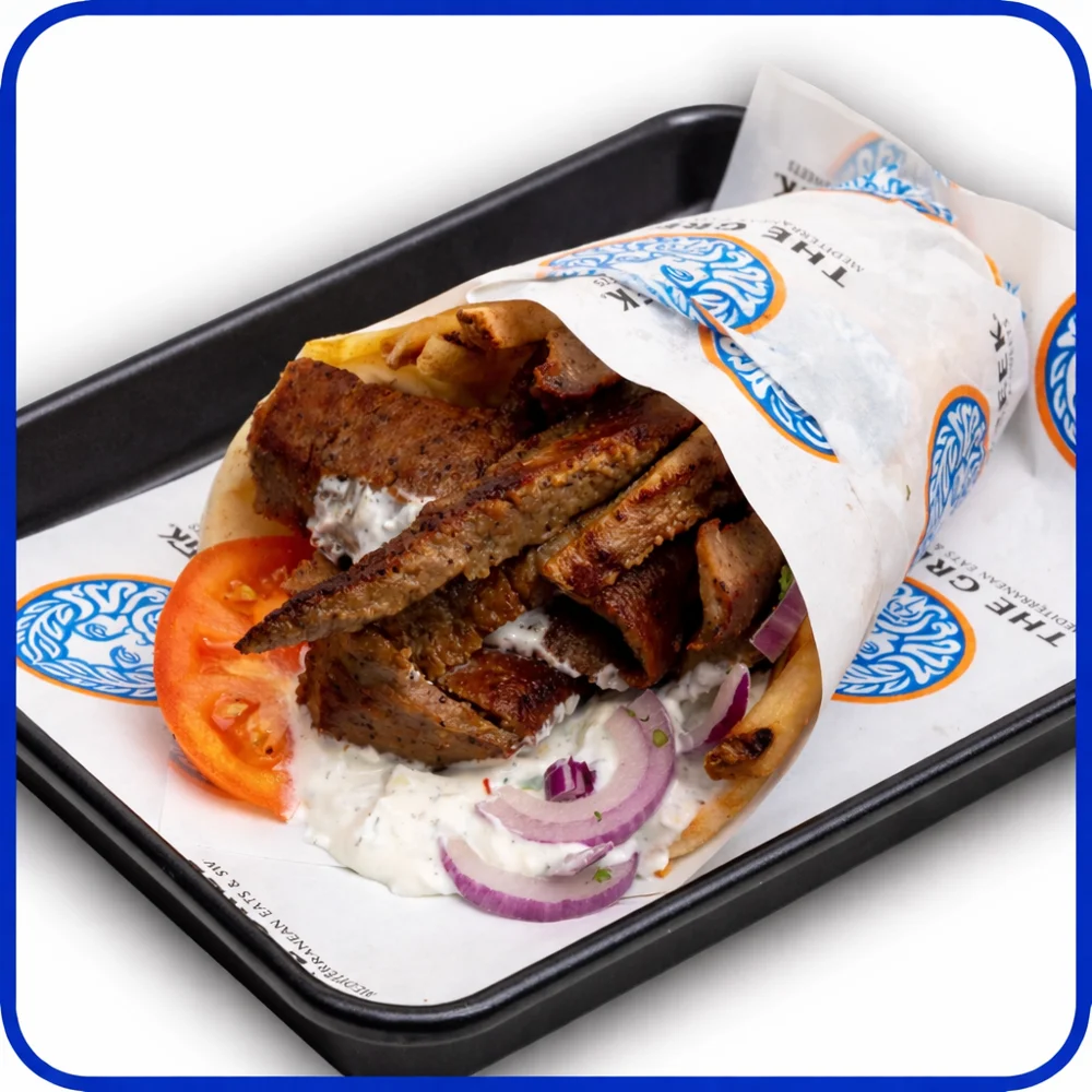 Lamb and beef gyro from The Greek