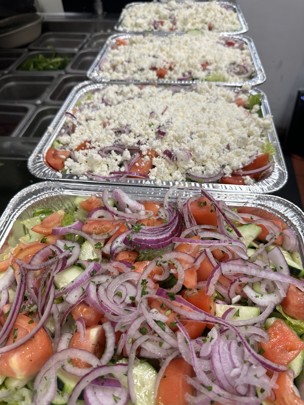 Tray Greek Salad